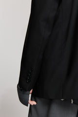 ELIO DOUBLEBREASTED JACKET BLACK