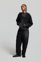 ARABICA FULL ZIP HOODIE BLACK