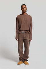 MANUELITO REGULAR LONGSLEEVE BROWN