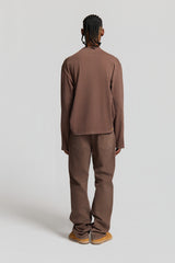 MANUELITO REGULAR LONGSLEEVE BROWN