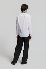 EUCLIDE SINGLE-BUTTON SHIRT WHITE
