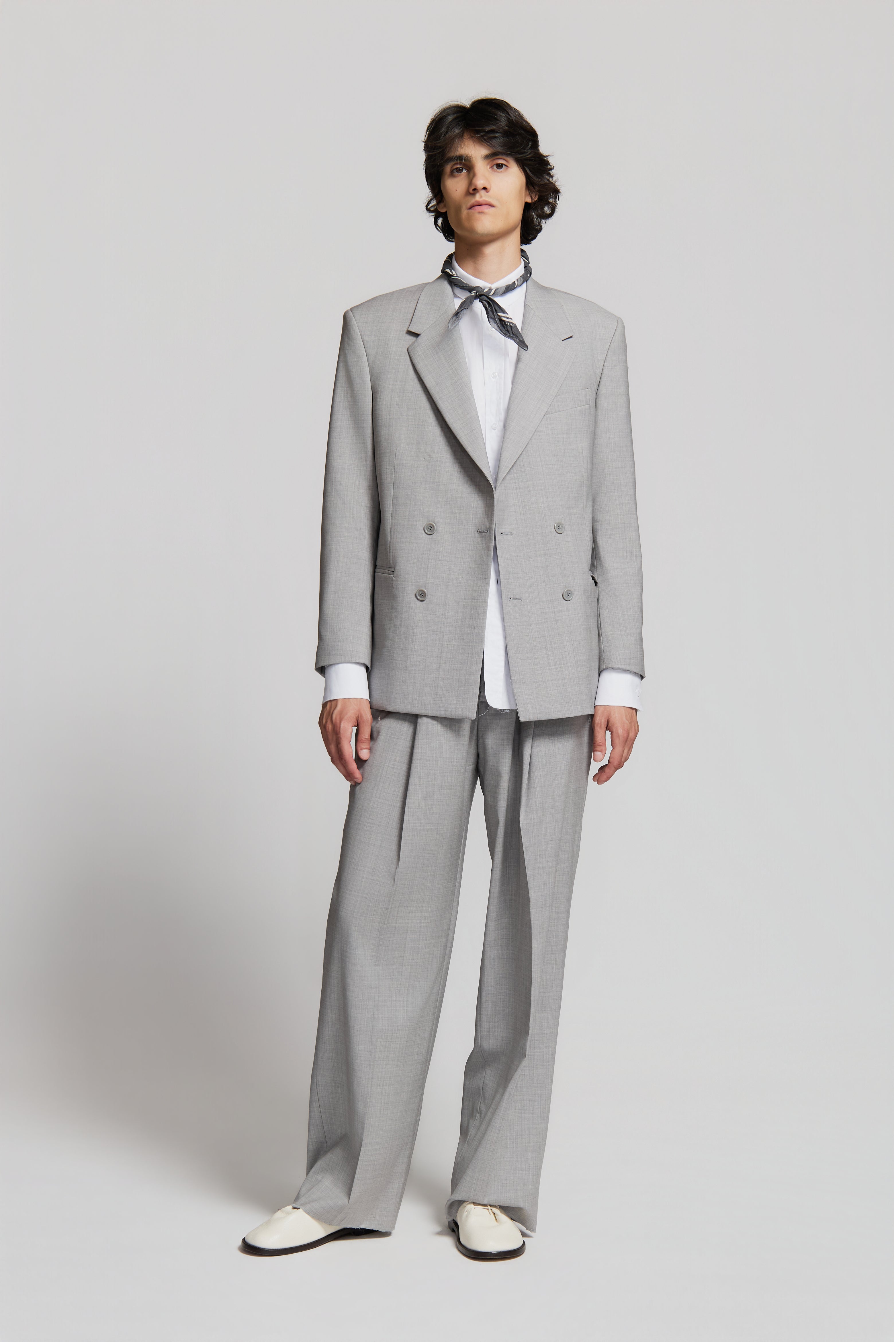 THOM DOUBLEBREASTED PEARL GREY