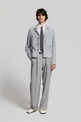 ALLISON SUEDE JACKET POWDER BLUE