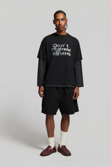 ZENO "DBATGD" DOUBLE LAYER LONGSLEEVE BLACK