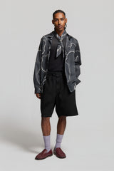 FOOLISH OVERSIZED SHORTS BLACK
