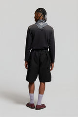 FOOLISH OVERSIZED SHORTS BLACK