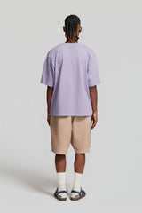 CLEO GALLERIA PAURA CORSIVO T-SHIRT LILAC