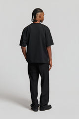 CLEO GALLERIA PAURA CORSIVO T-SHIRT BLACK