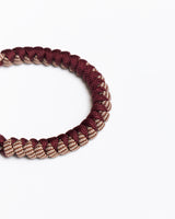KNOT BRACELET BURGUNDI