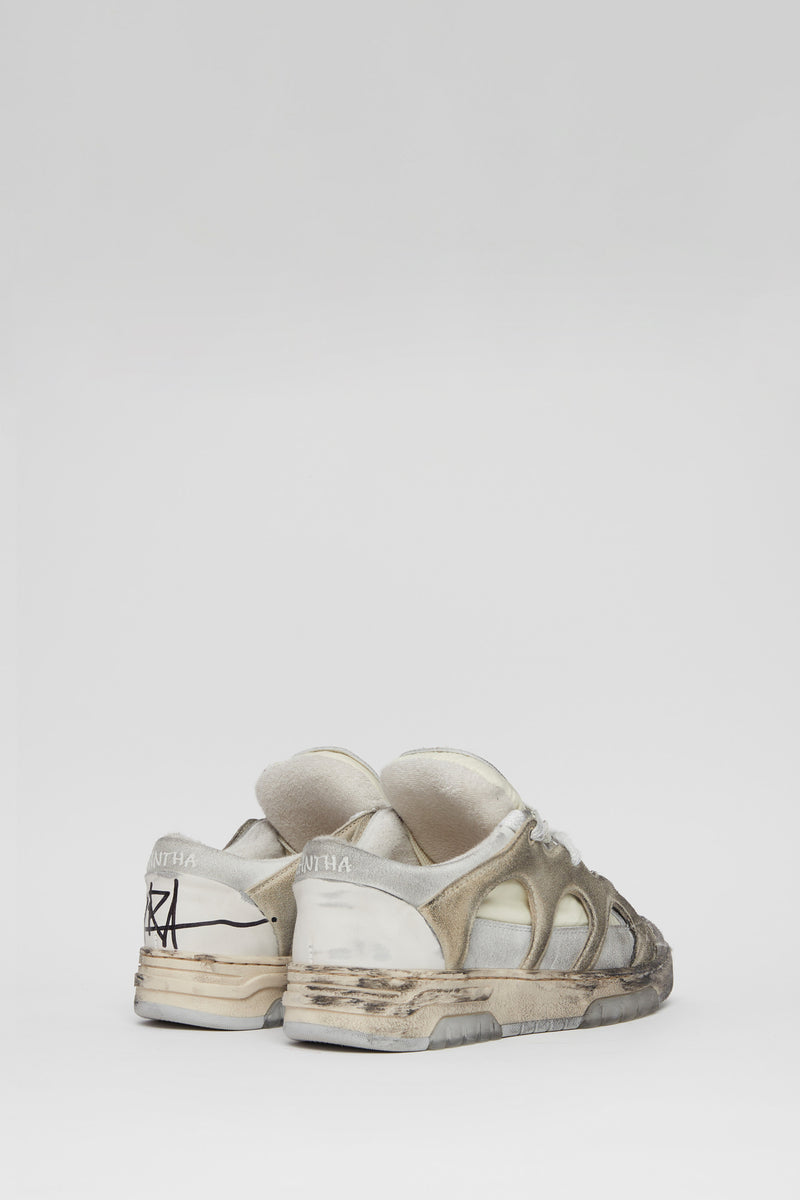 SANTHA X PAURA MODEL 1 - CREAM/OFF WHITE DESTROYED