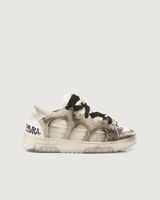 SANTHA X PAURA MODEL 1 - CREAM/OFF WHITE DESTROYED
