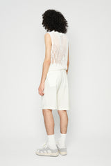 THEO WORK SHORTS IVORY