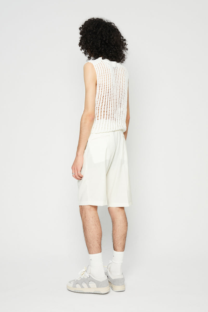 THEO WORK SHORTS IVORY