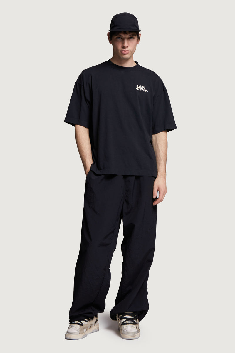 COSTA OVERSIZED T-SHIRT PAURA TAG BLACK