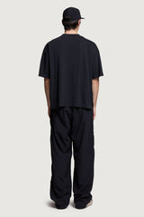 COSTA OVERSIZED T-SHIRT PAURA TAG BLACK