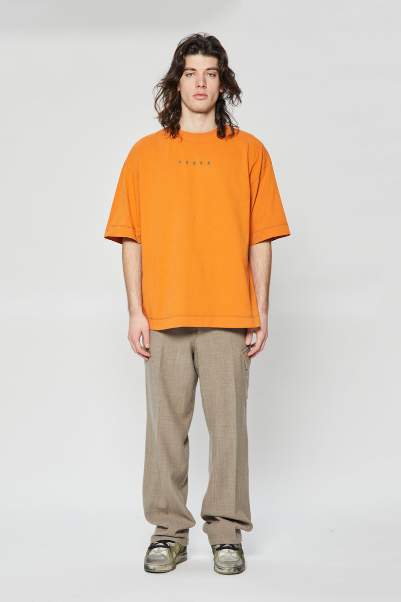 SAID OVERSIZED T-SHIRT ORANGE