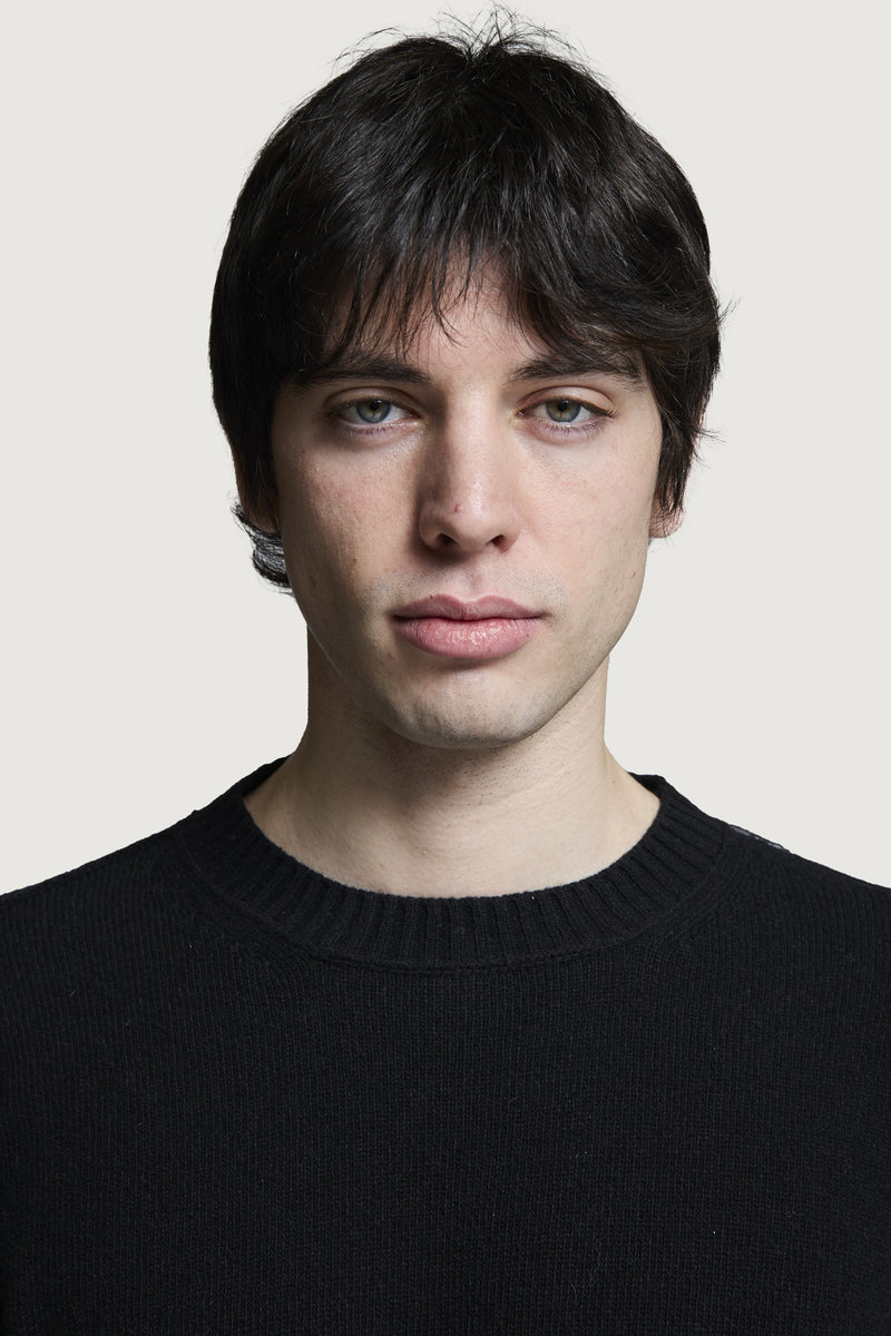 RICCIONE CREWNECK SWEATER BLACK