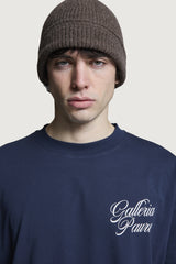 COSTA OVERSIZED T-SHIRT CORSIVO NAVY BLUE
