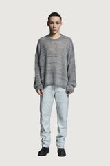 EFESTO CREWNECK SWEATER LIGHT GREY