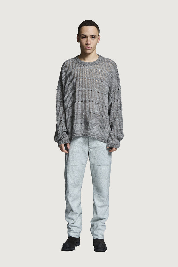 EFESTO CREWNECK SWEATER LIGHT GREY