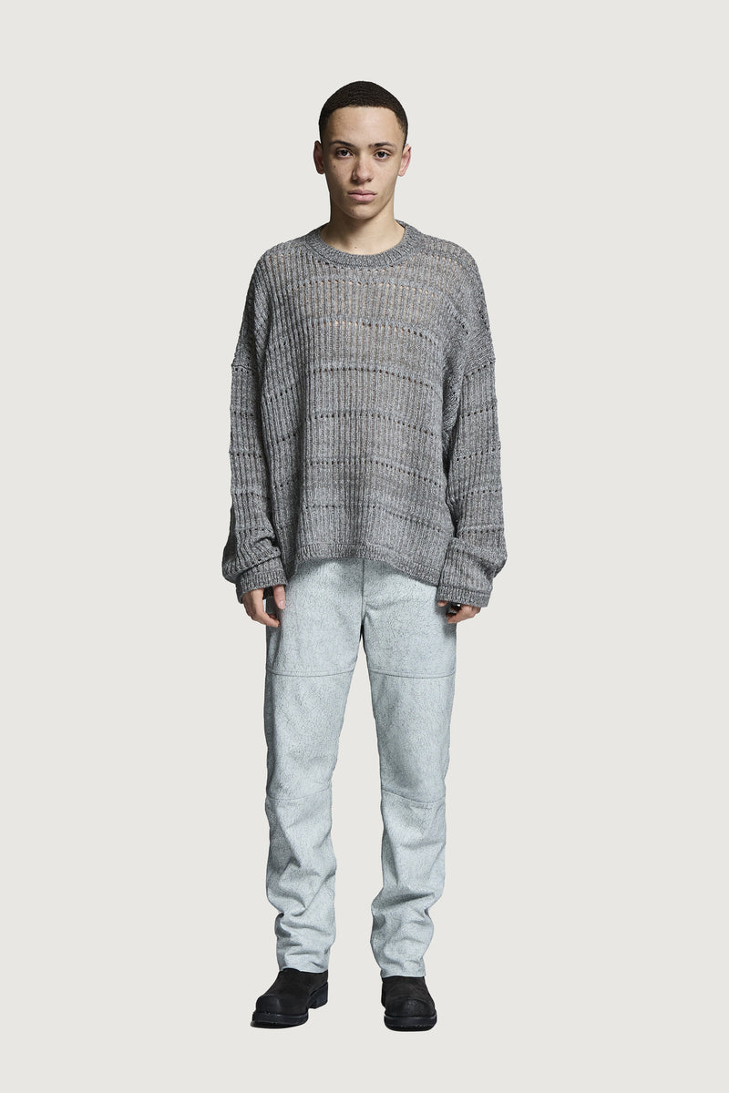 EFESTO CREWNECK SWEATER LIGHT GREY