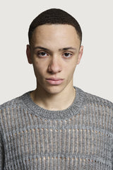 EFESTO CREWNECK SWEATER LIGHT GREY