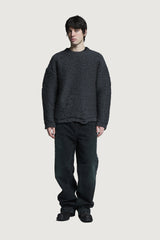 MANNI CREWNECK SWEATER DARK GREY