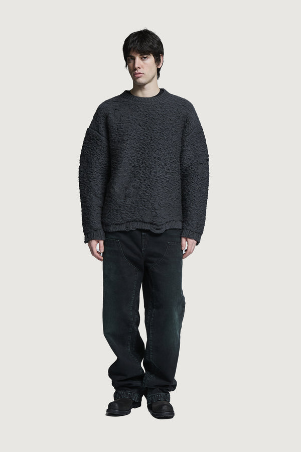 MANNI CREWNECK SWEATER DARK GREY