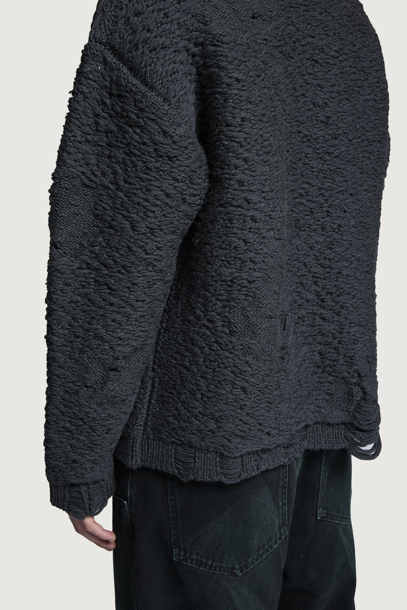 MANNI CREWNECK SWEATER DARK GREY