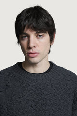 MANNI CREWNECK SWEATER DARK GREY