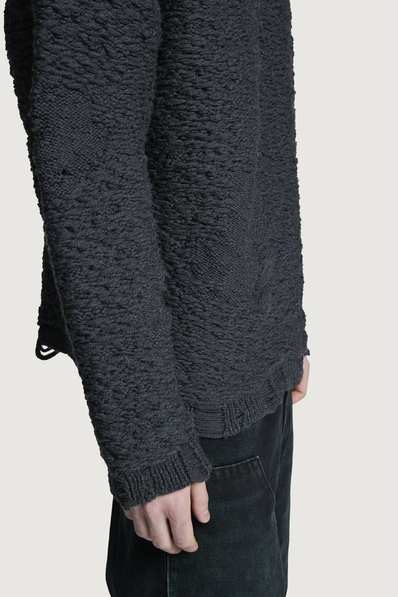 MANNI CREWNECK SWEATER DARK GREY