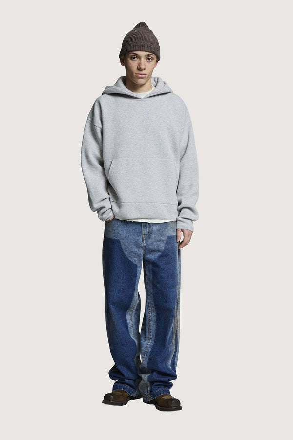MOSES HOODIE SWEATER LIGHT GREY