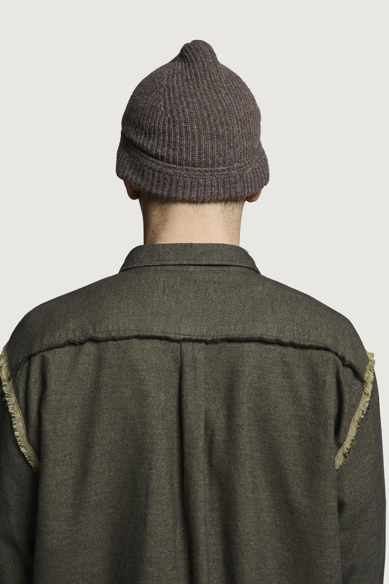 ZERIN OVERSIZED SHIRT DARK GREEN