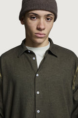 ZERIN OVERSIZED SHIRT DARK GREEN