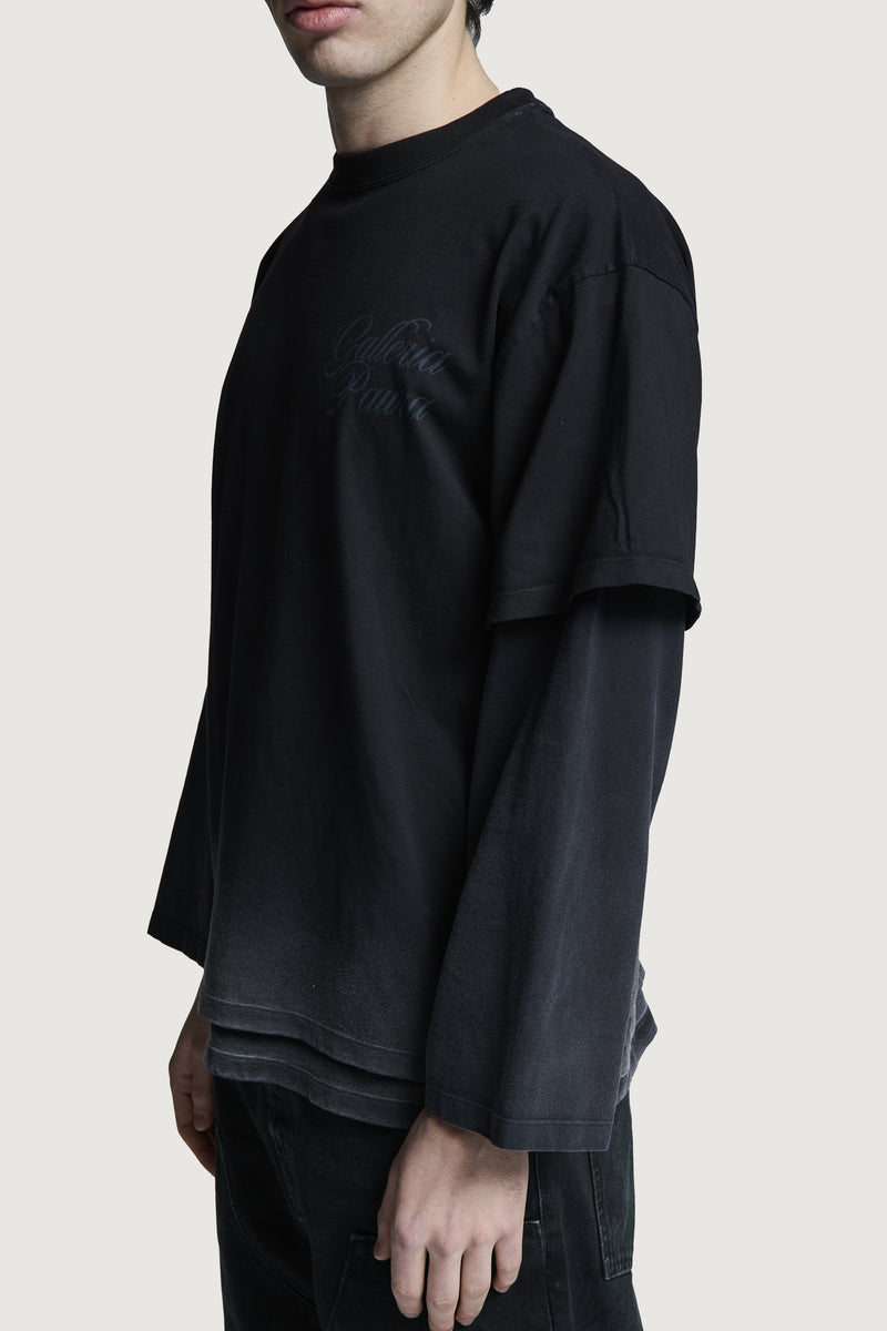 ZENO DOUBLE LAYER LONGSLEEVE BLACK/BLACK