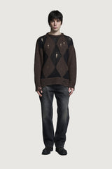 ORFEI CREWNECK SWEATER BROWN