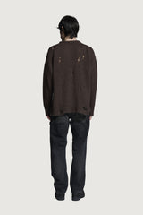 ORFEI CREWNECK SWEATER BROWN
