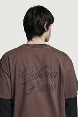 ZENO DOUBLE LAYER LONGSLEEVE BROWN/BLACK