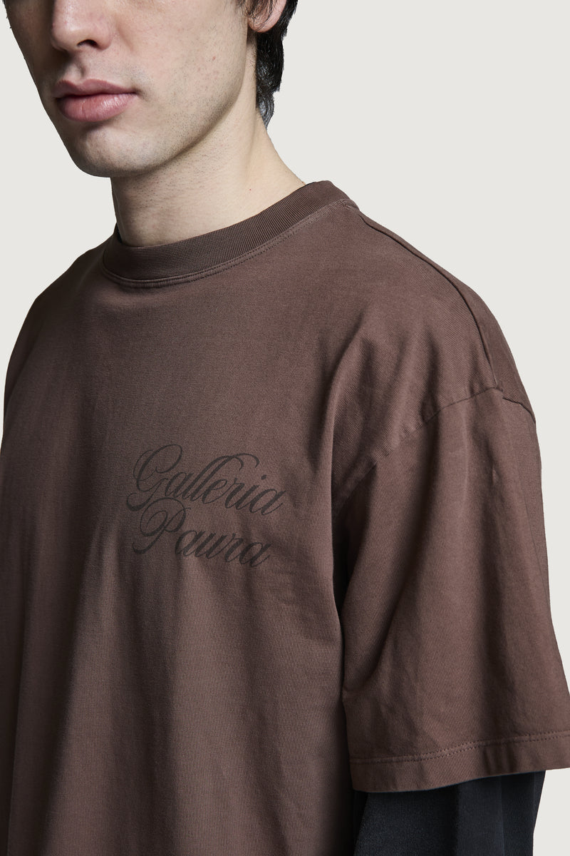 ZENO DOUBLE LAYER LONGSLEEVE BROWN/BLACK