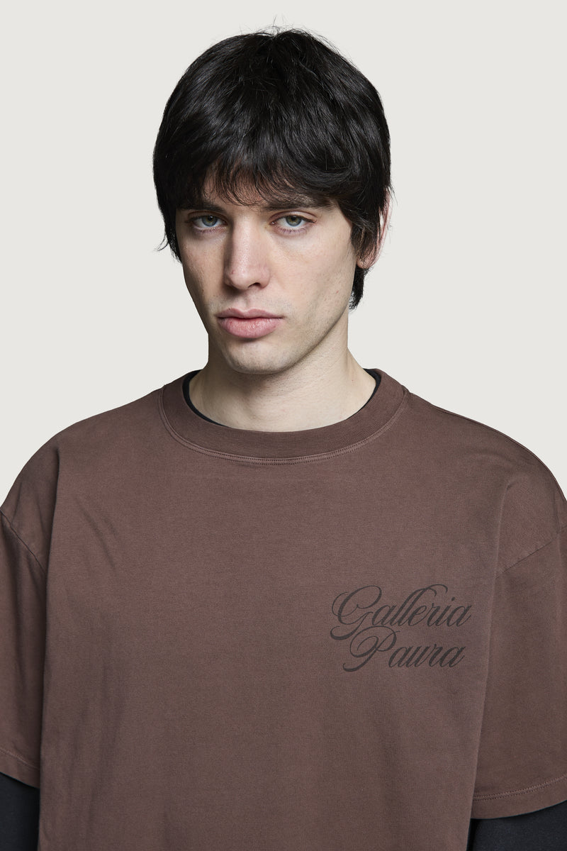 ZENO DOUBLE LAYER LONGSLEEVE BROWN/BLACK