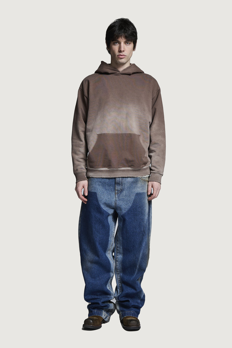 SANTI HOODIE SWEATSHIRT GALLERIA PAURA HQ BROWN