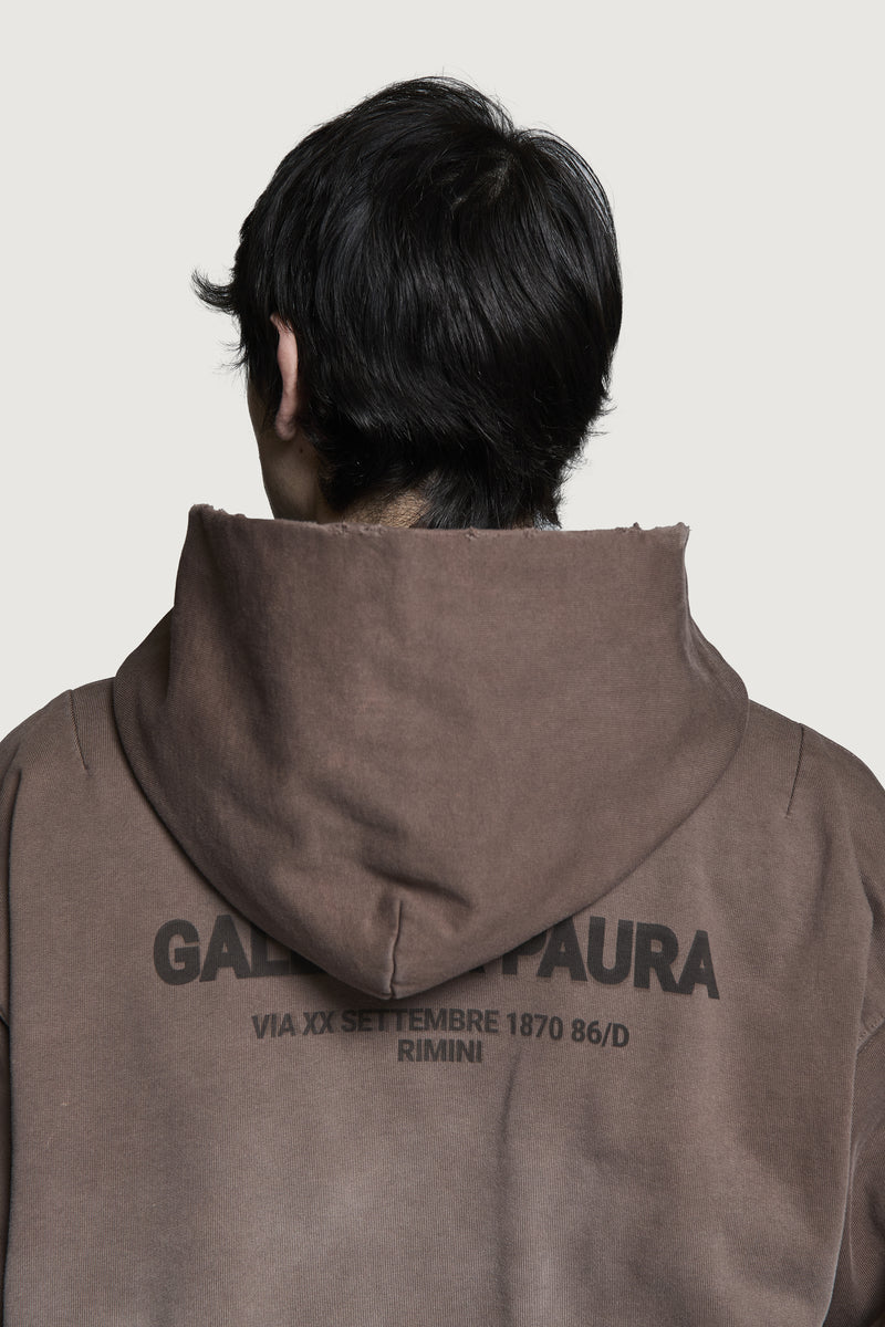 SANTI HOODIE SWEATSHIRT GALLERIA PAURA HQ BROWN