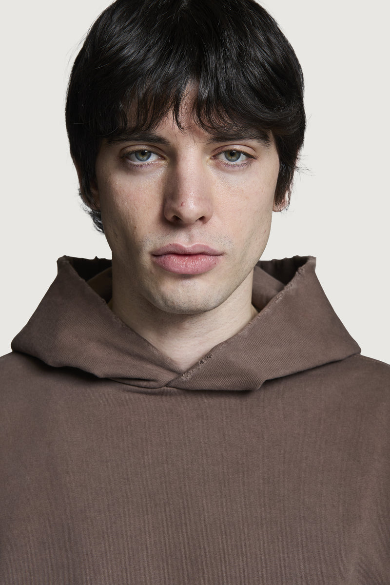 SANTI HOODIE SWEATSHIRT GALLERIA PAURA HQ BROWN