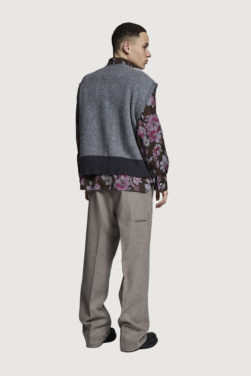MANOLO GILET MEDIUM GREY