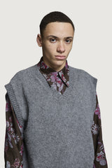 MANOLO GILET MEDIUM GREY