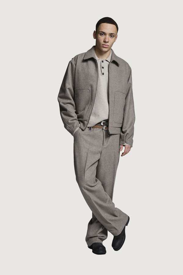 EFREM WOOL JACKET DOVE GREY