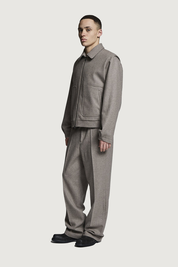 EFREM WOOL JACKET DOVE GREY