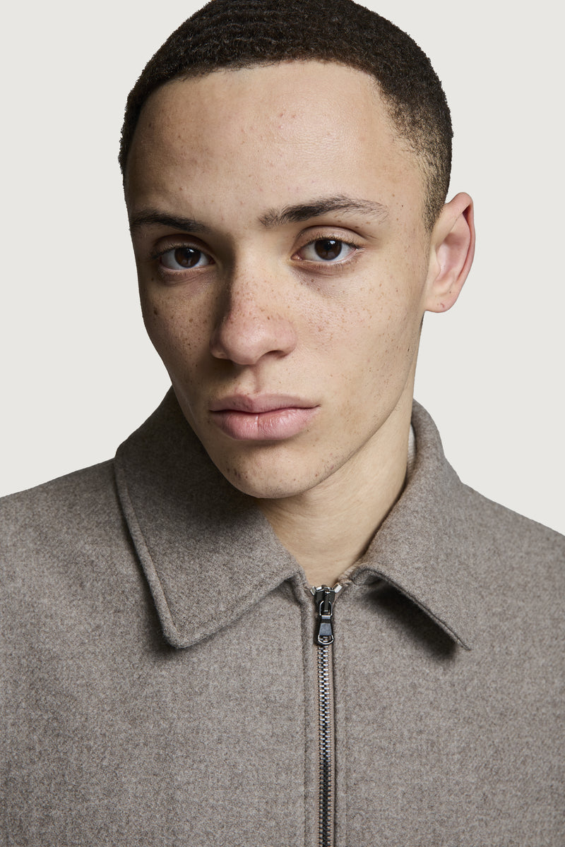 EFREM WOOL JACKET DOVE GREY
