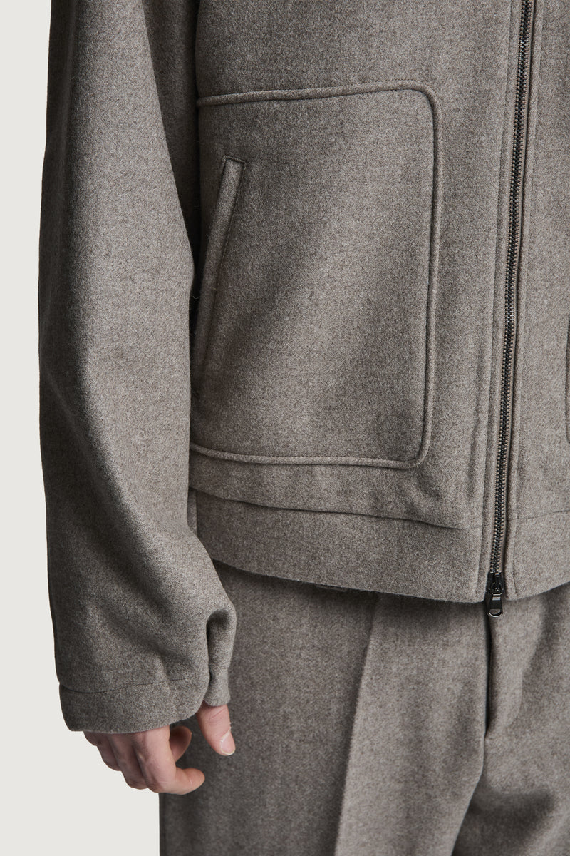 EFREM WOOL JACKET DOVE GREY