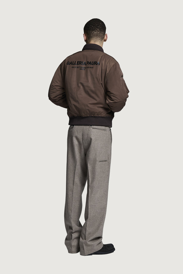 BRIAN BOMBER JACKET HQ CHOCOLATE